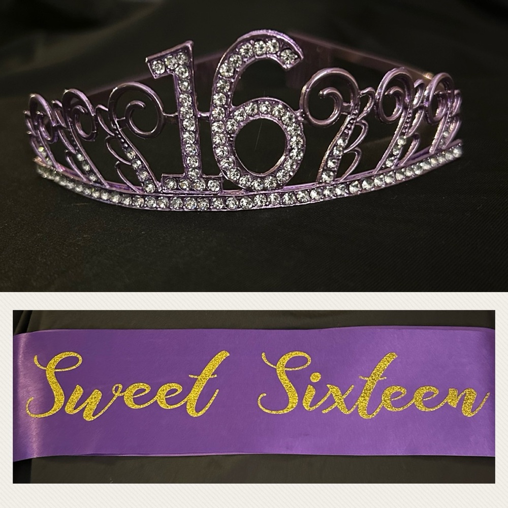 Sweet 16 Tiara and Sash